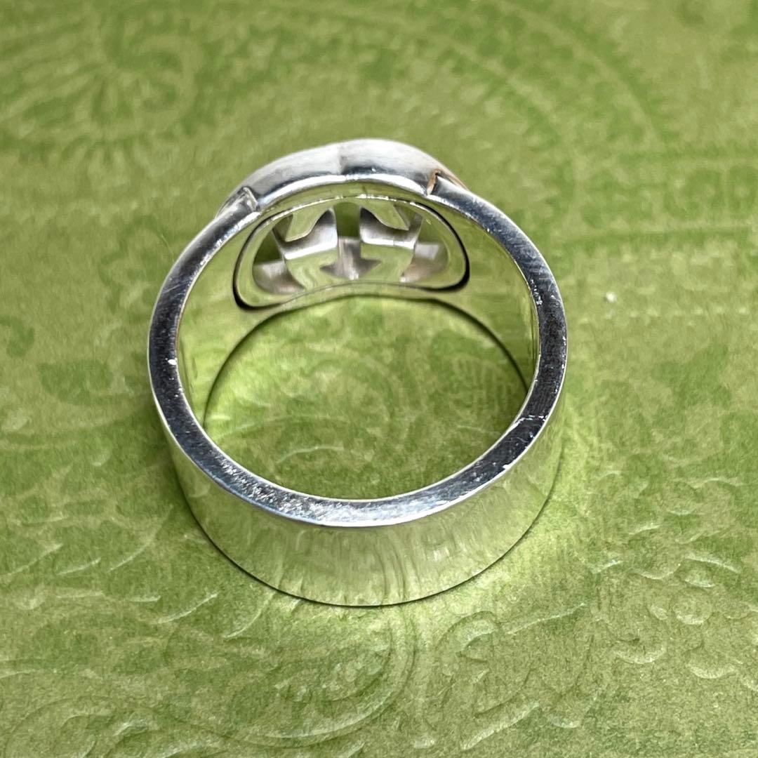 GUCCIグッチ インターロッキングGGリング 15号　メンズ/レディース