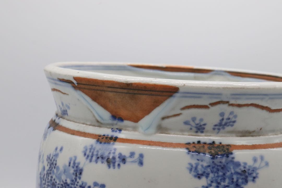 岐No58 染付 香炉 送料込み0504