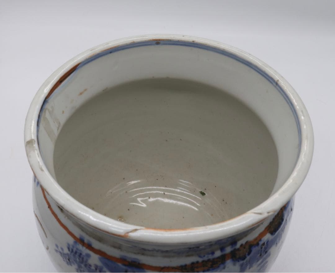 岐No58 染付 香炉 送料込み0504