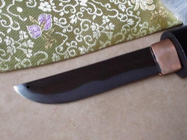 日本刀残欠マスターナイフNo.1 業物 正良 黒拵