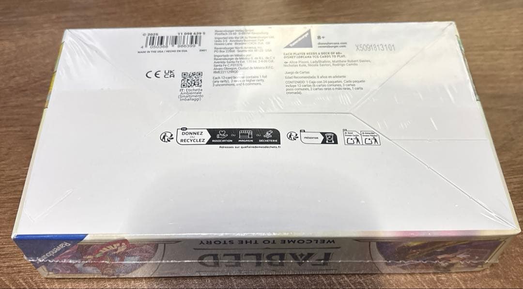 柑*)様 ディズニー ロルカナ 英語版 第9弾 Fabled ブースターボックス