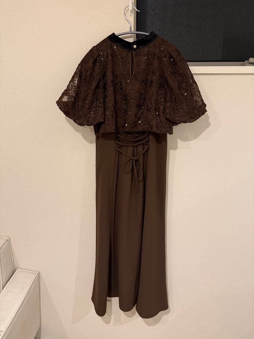 【即日発送/値下不可】ベロアトリミングブラウス×ドレス