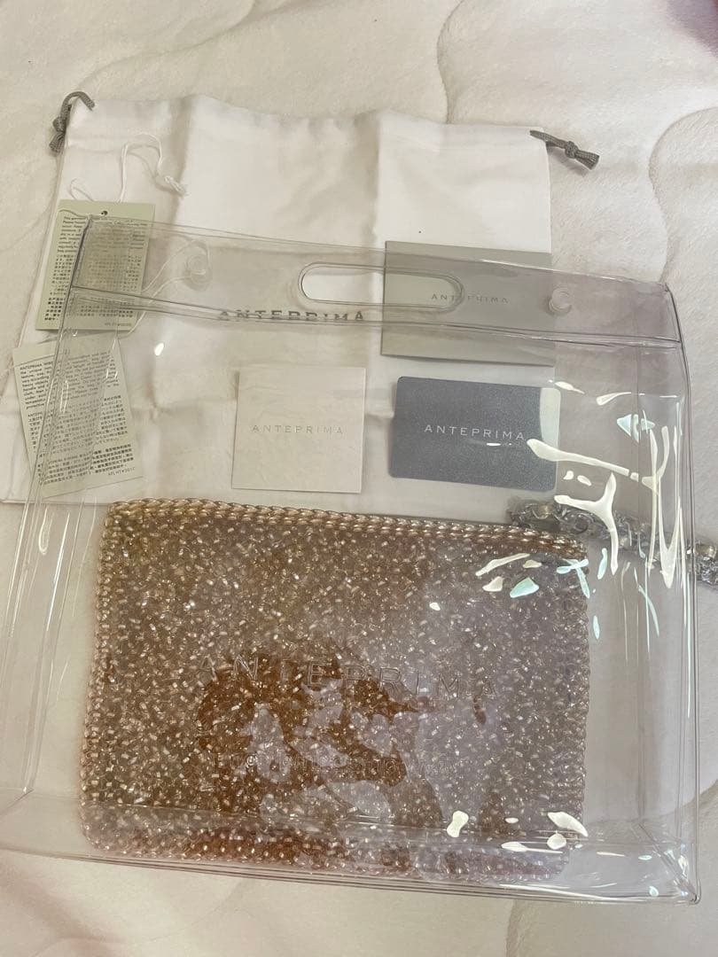 【新品未使用】　アンテプリマワイヤークラッチバッグ＊パック10枚おまけ付き
