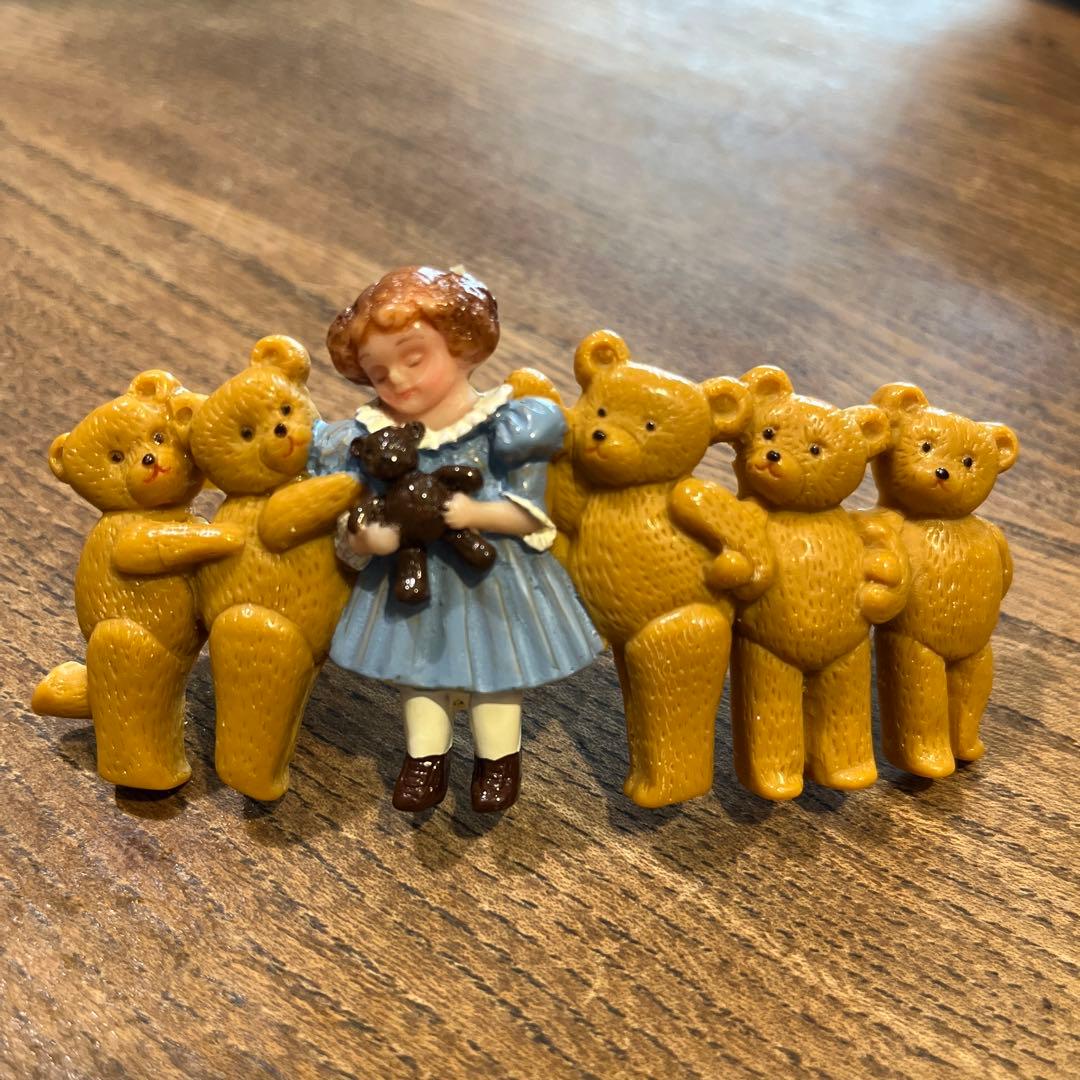 weekends クマちゃんと女の子バレッタ 難あり - メルカリ