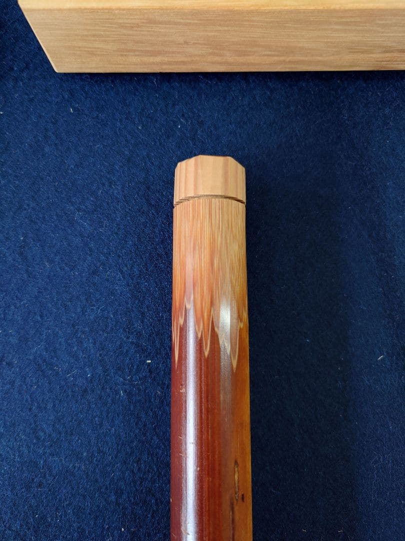 雪山共筒茶杓「紅葉」「せせらぎ」 共箱