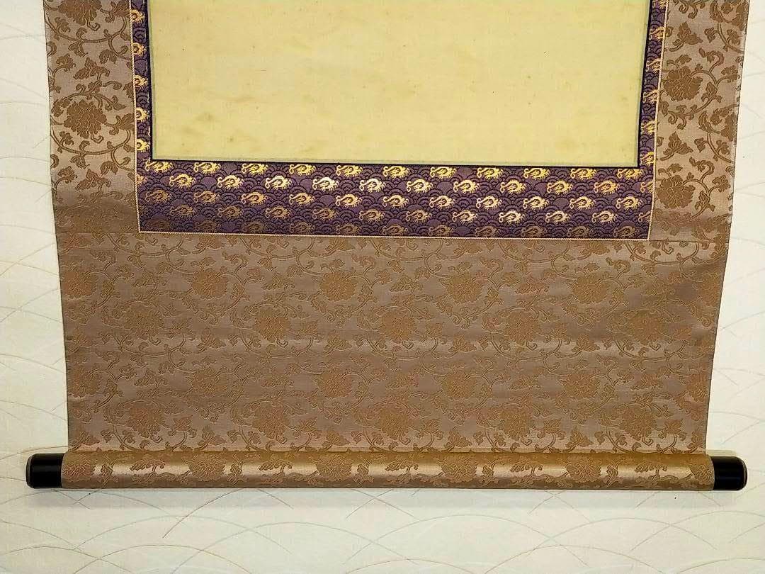 ♥掛軸　了見寺　拾壱世　肖像画　桐箱付き　掛け軸　骨董品