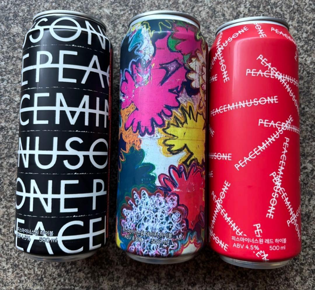 韓国限定 G-DRAGON PEACEMINUSONE ハイボール 3本セット - メルカリ