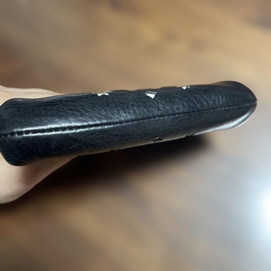 genten がま口 ミニ財布 クリスマスカットワーク