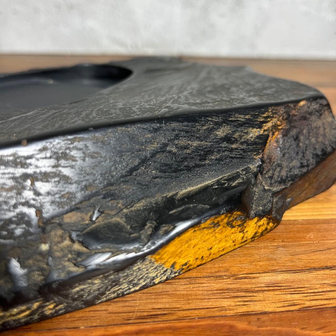 龍渓硯 彫銘入り 天然石硯 筆墨 書道用品 重厚型 送料込み