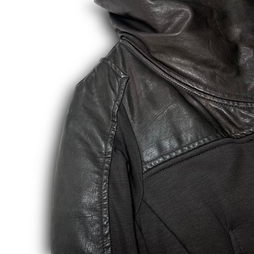 ジャケット・アウター ILARIA NISTRI Switching leather coat