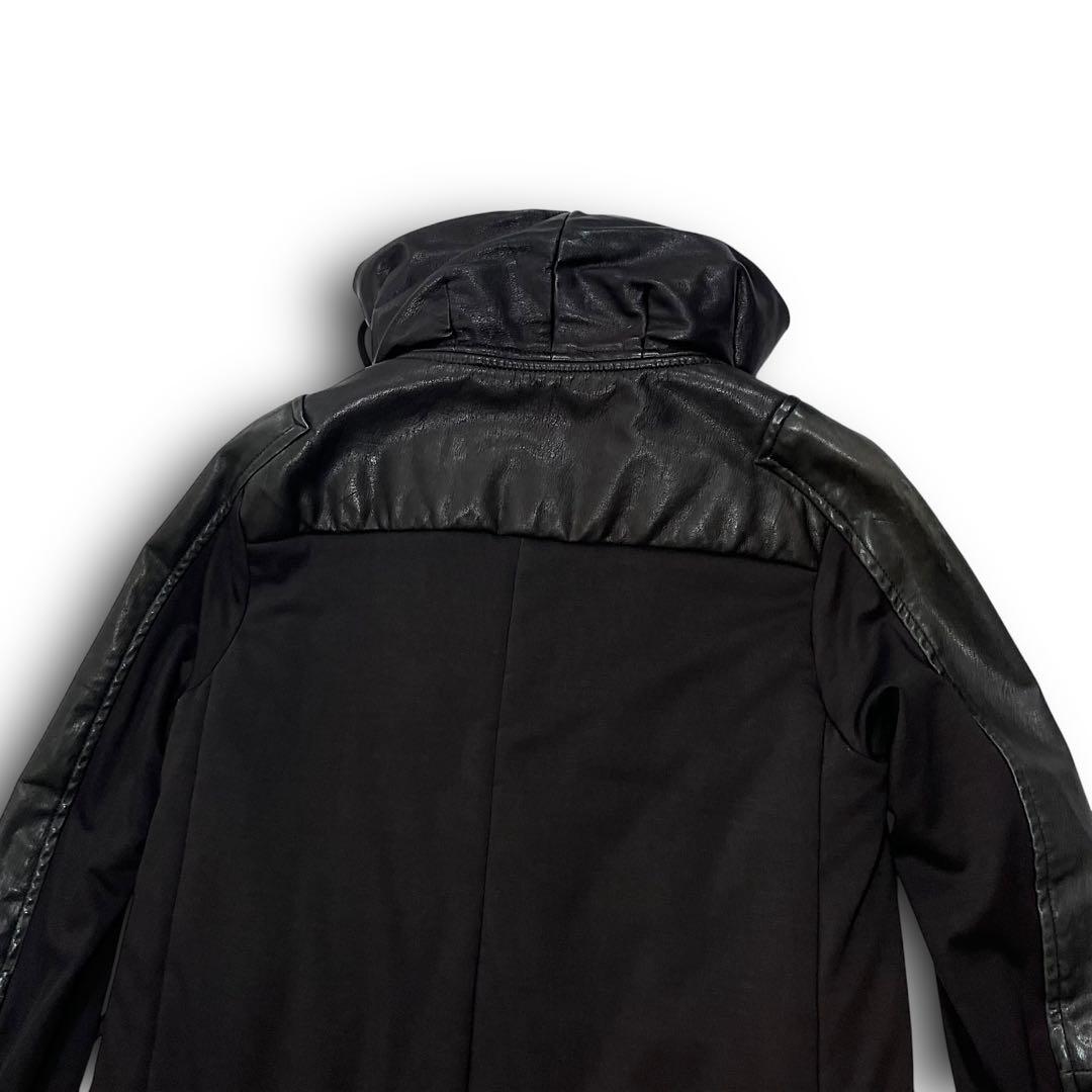 ジャケット・アウター ILARIA NISTRI Switching leather coat