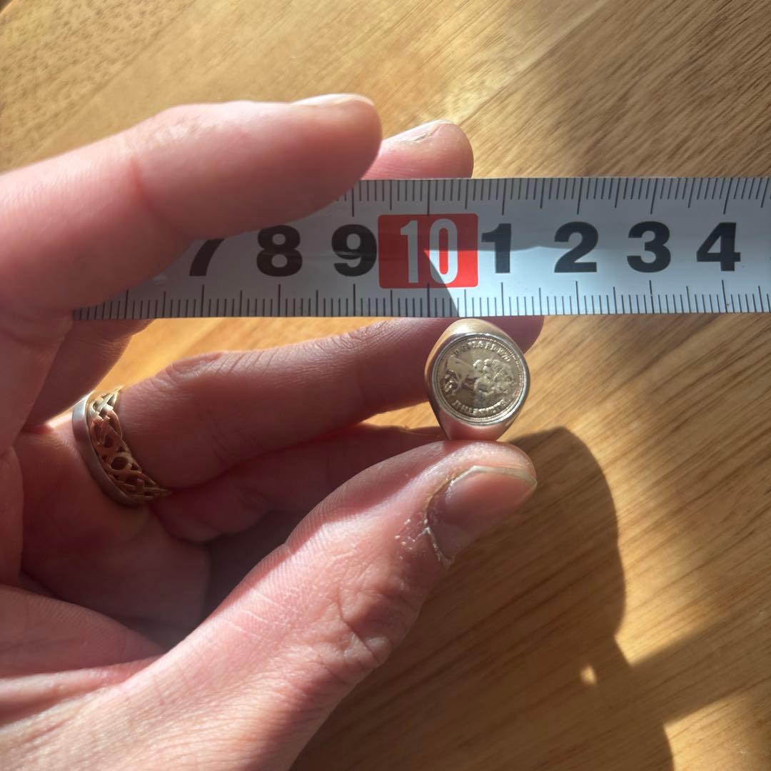 リング　エリザベス女王　1970年　10k　k10 925　11号