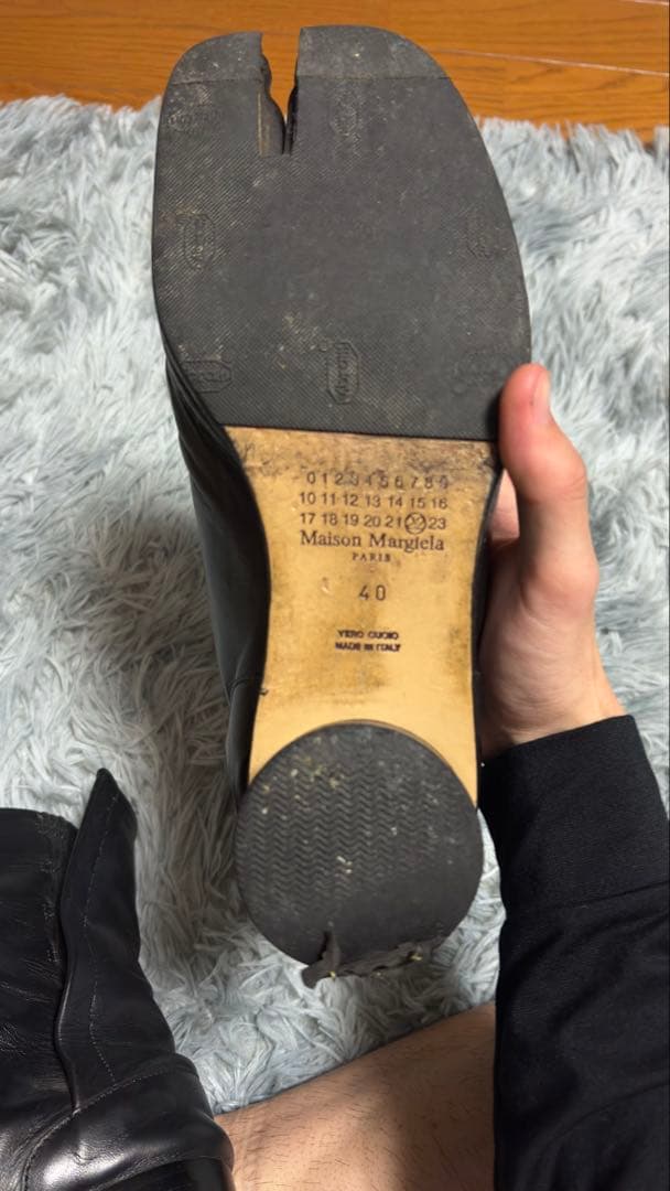 maison margiela 足袋ブーツ　40 ヒール3cm