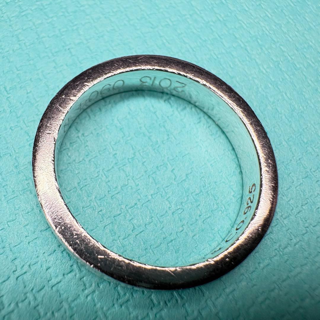 【美品】約19号 ティファニー Tiffany ナロー 1837リングSV925