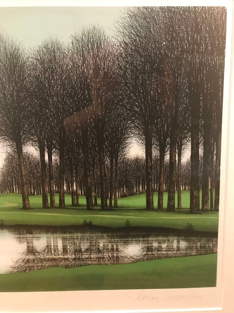 ロビーさま専用　デペルト「ゴルフ場」「フロリダのオークスクラブ」２作品リトグラフ