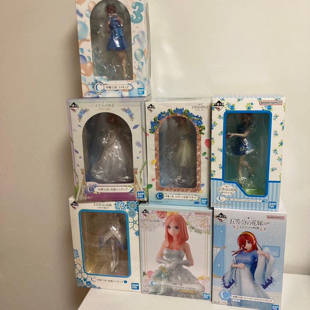 五等分の花嫁　中野三玖　フィギュア　アクスタ　まとめ売り　レア
