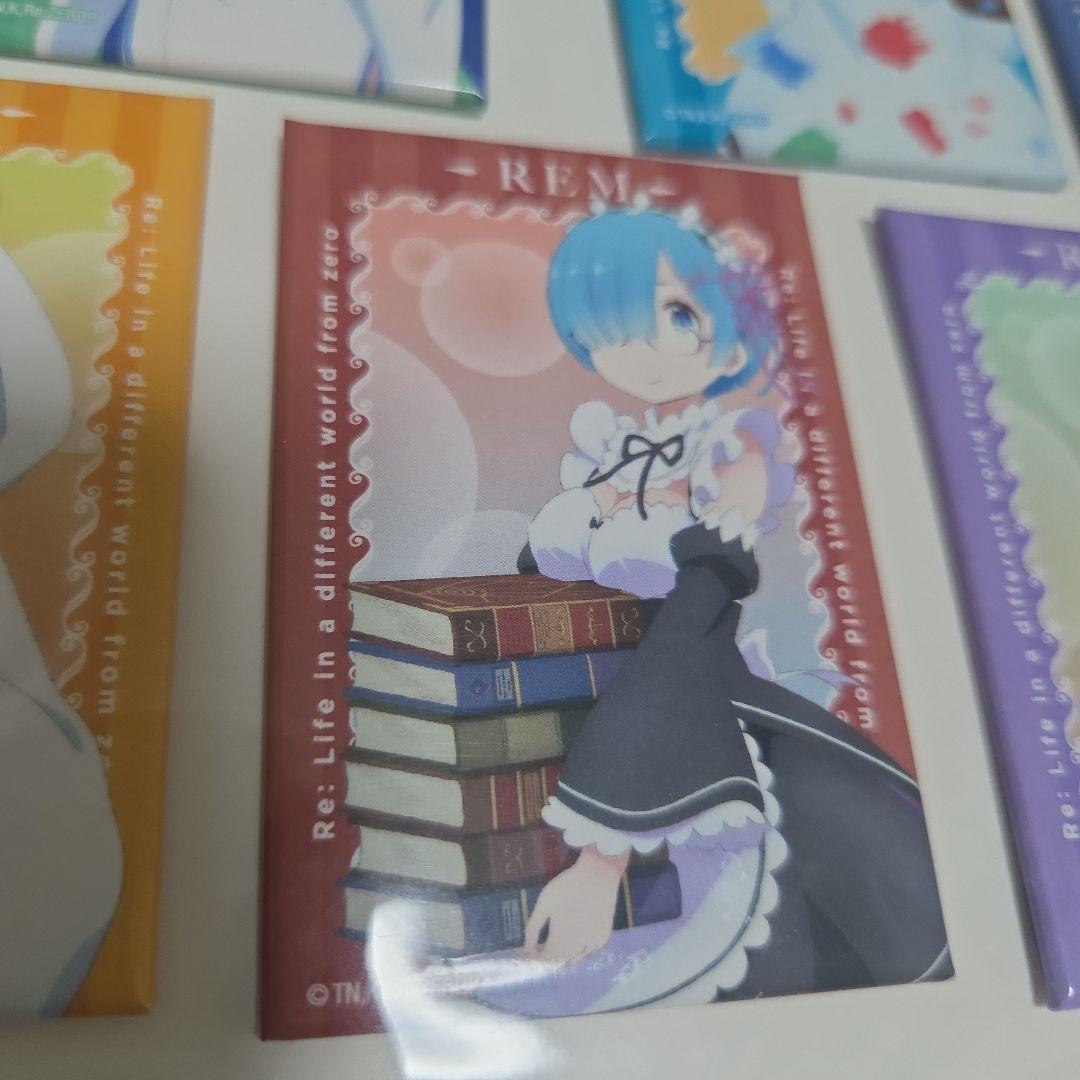 スクエア缶バッジセット Re:ゼロから始める異世界生活 Loppi・HMV限定