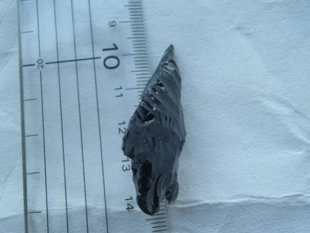 石器 石槍 尖頭器 北海道十勝黒曜石