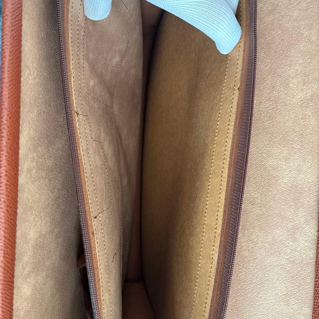 【極美品・鍵付】ルタヌア LE TANNEUR ダレスバッグ ビジネス A4収納