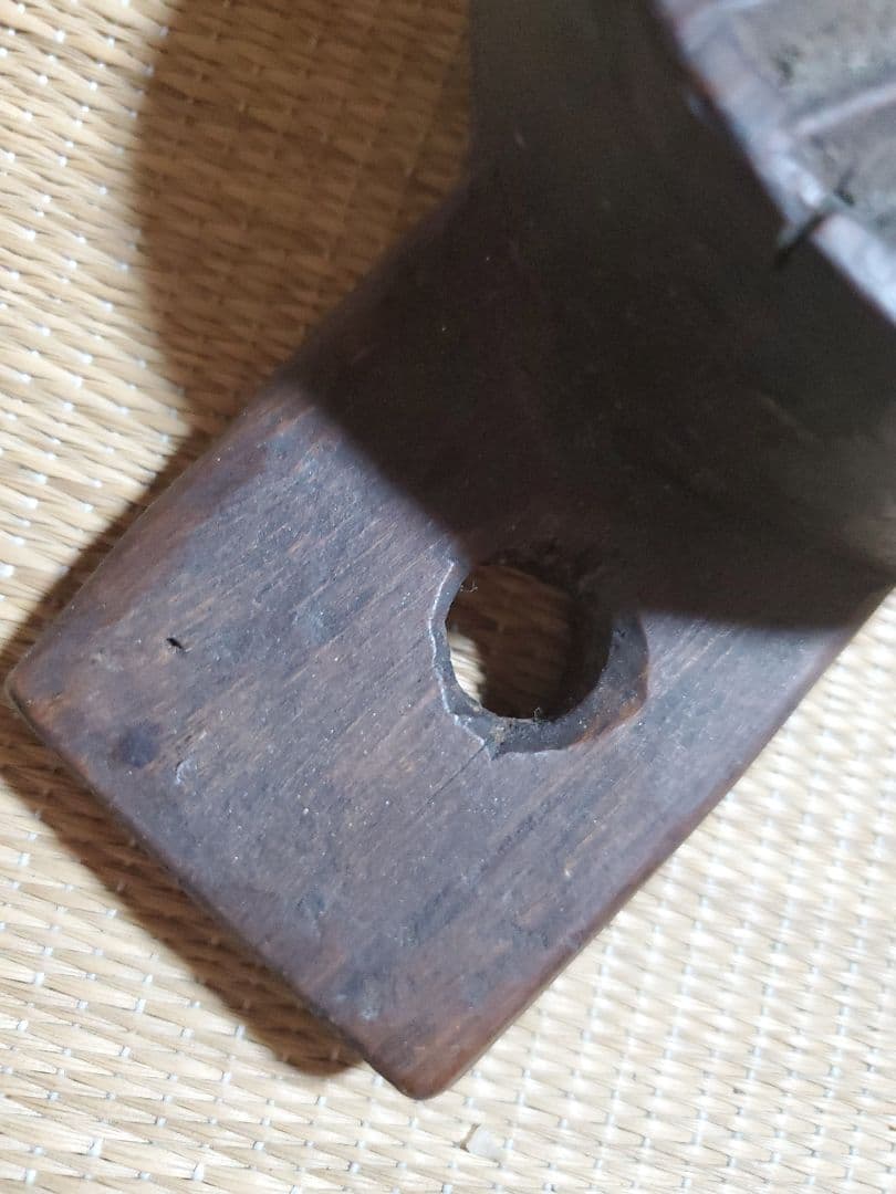 李朝古道具】李朝木器 餅の印章