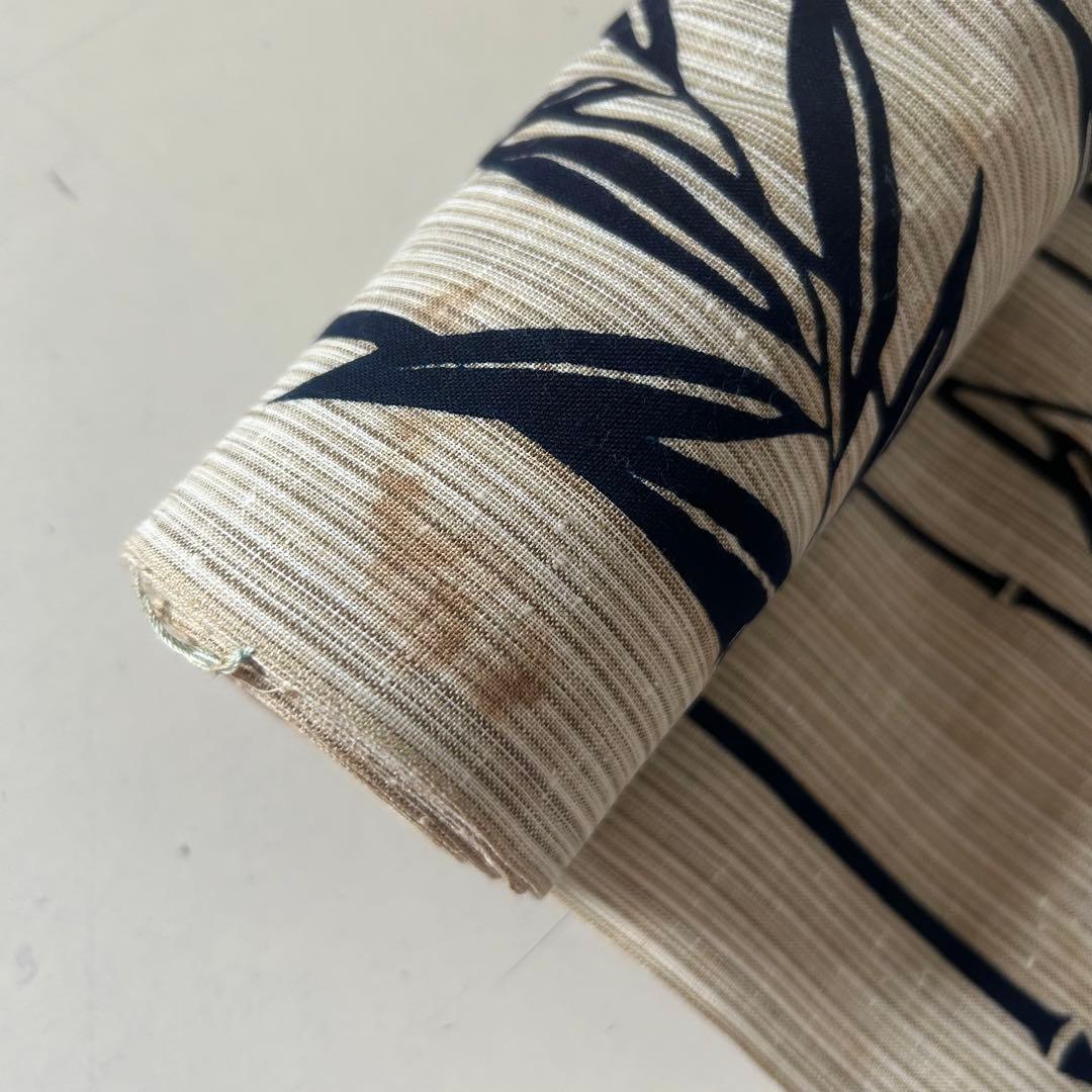 yk234 竺仙 本染 浴衣 反物 生地 リメイク 綿紬