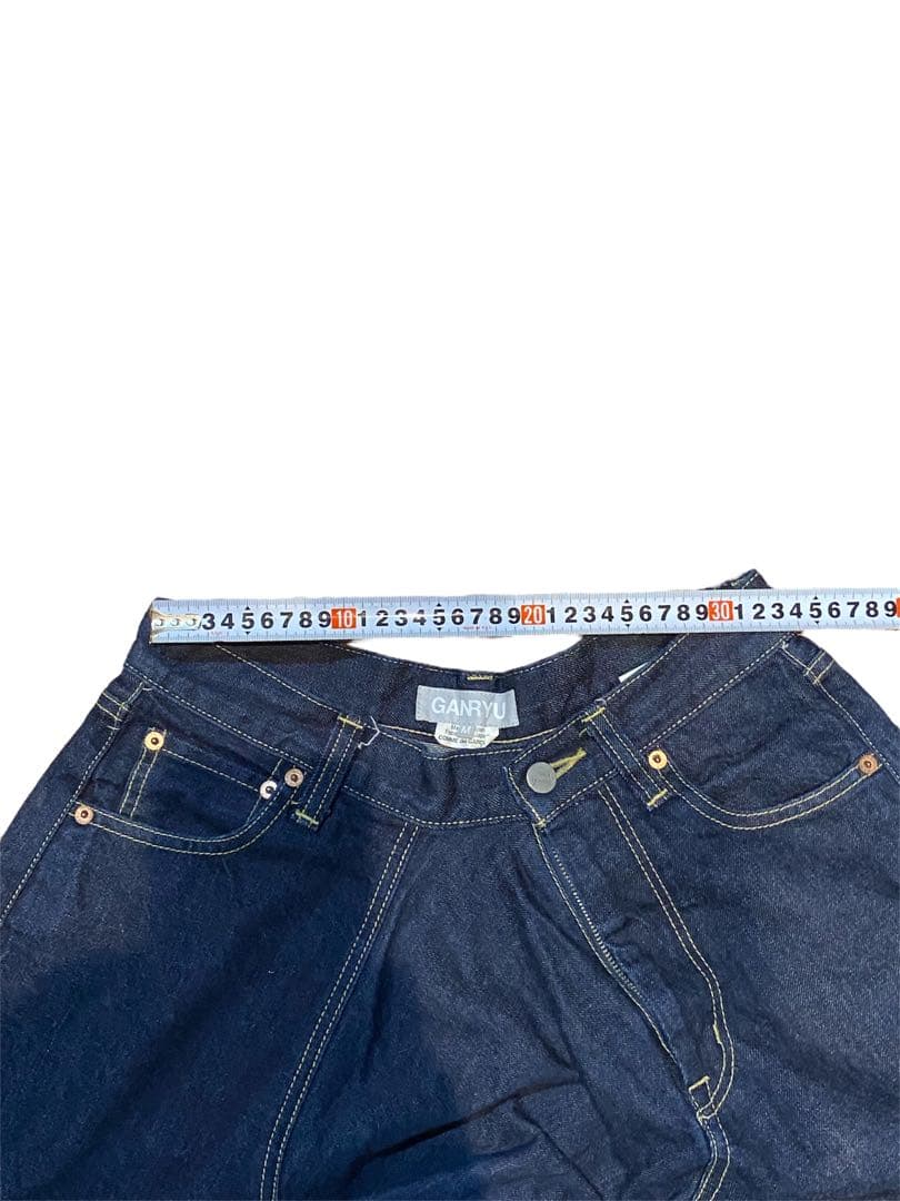 GANRYU サルエルパンツ Mサイズ デニムカーゴ　コムデギャルソン