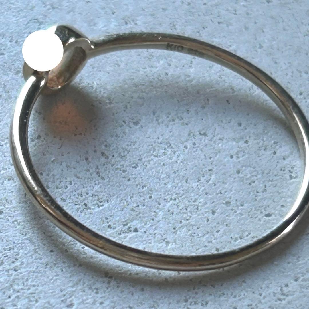 p*e様 ete K10 YG オパール リング　11号