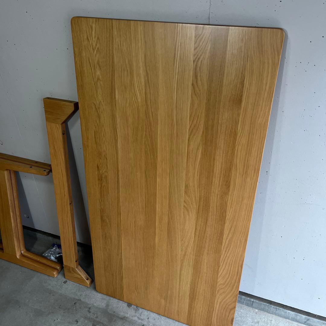 K*★無印 木製リビングダイニングテーブル・オーク材