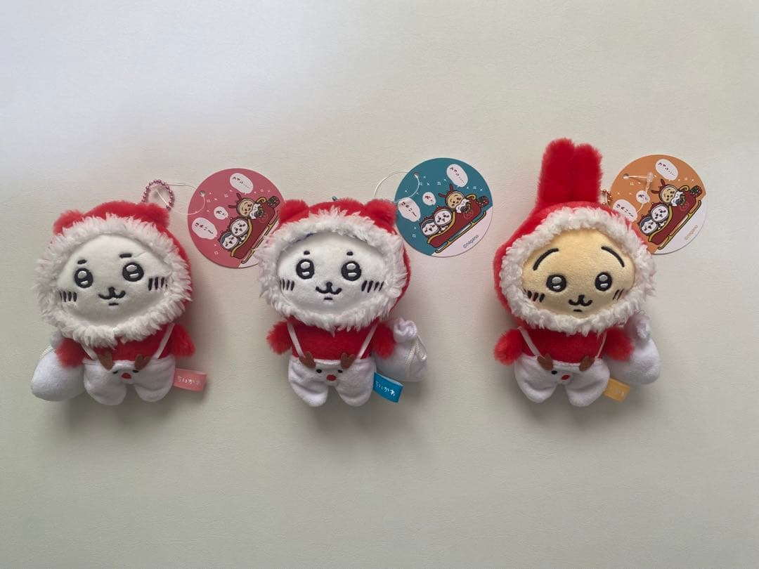 ちいかわ】クリスマスだよ！ぷちミニマスコット3点セット
