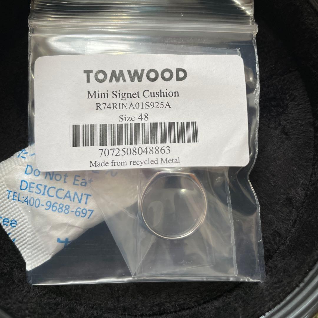 【48】新品Tom Wood Mini Signet Cushion Ring