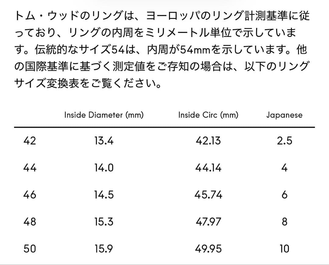 【48】新品Tom Wood Mini Signet Cushion Ring