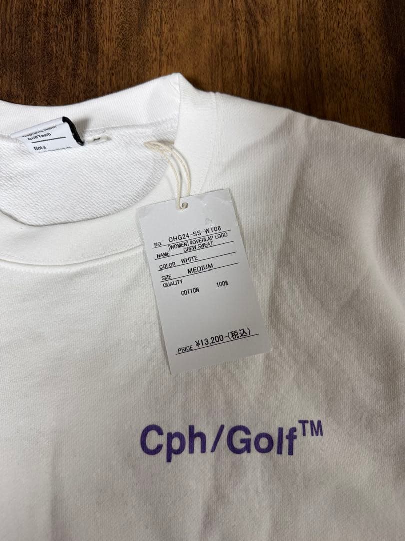 レディースウェア Captains Helm Golf LOGO CREW SWEAT