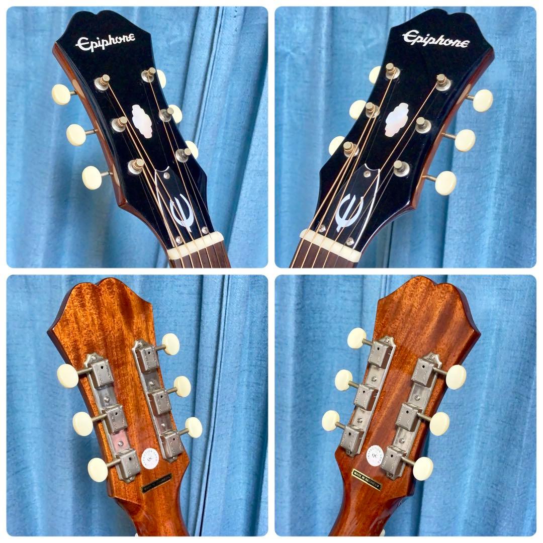 エレアコ☆牛骨】Epiphone☆テキサン！エレアコ【弾き易く調整☆新品弦