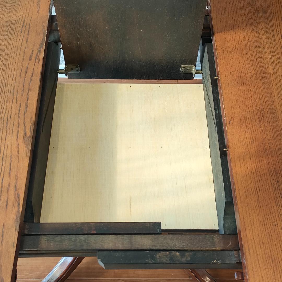 ヴィンテージ　伸長式テーブル　ダイニングテーブル　エクステンション