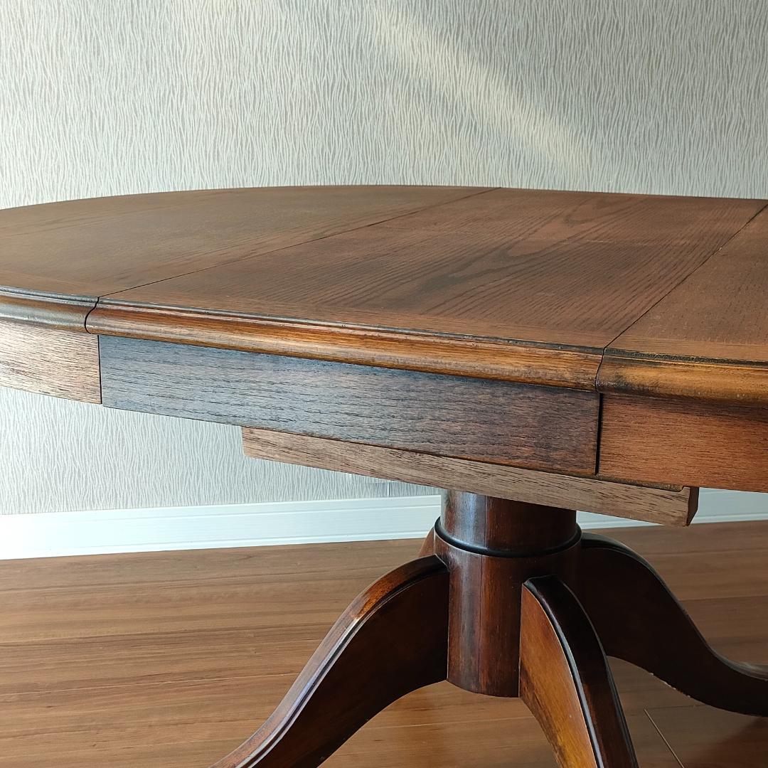 ヴィンテージ　伸長式テーブル　ダイニングテーブル　エクステンション