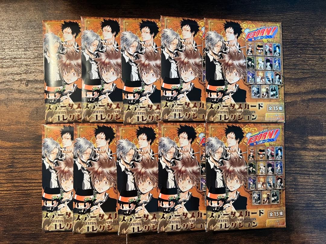 家庭教師ヒットマンREBORN! ステータスカードコレクション 未開封 45点