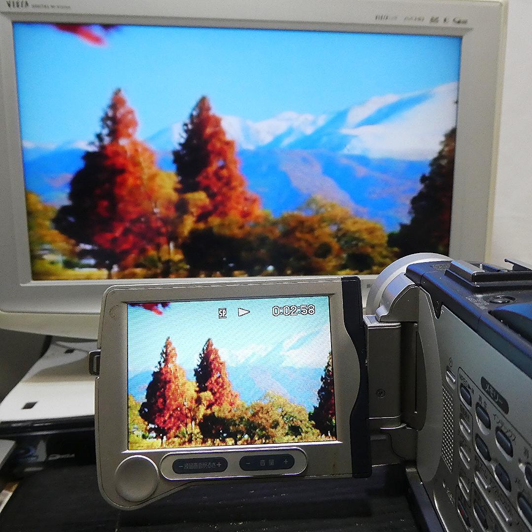 動作品ソニー DCR-TRV30 MiniDVビデオカメラ　DVDダビングに最適