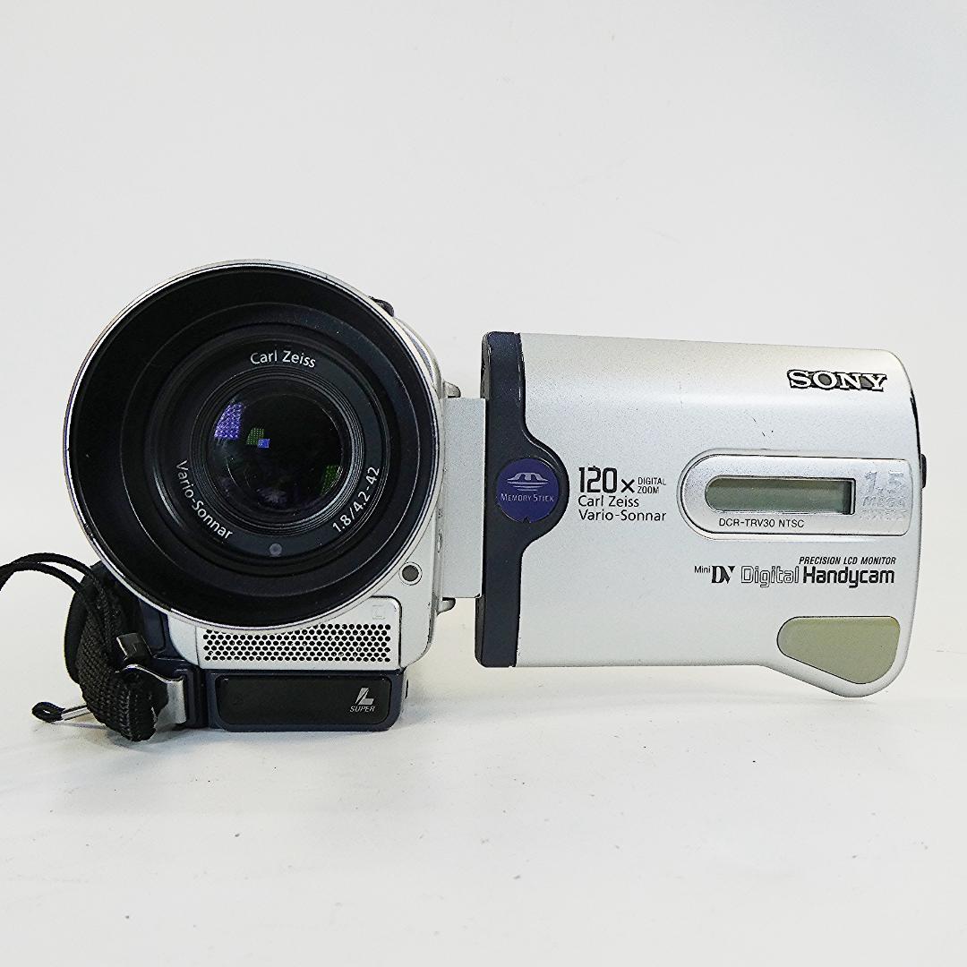 動作品ソニー DCR-TRV30 MiniDVビデオカメラ　DVDダビングに最適