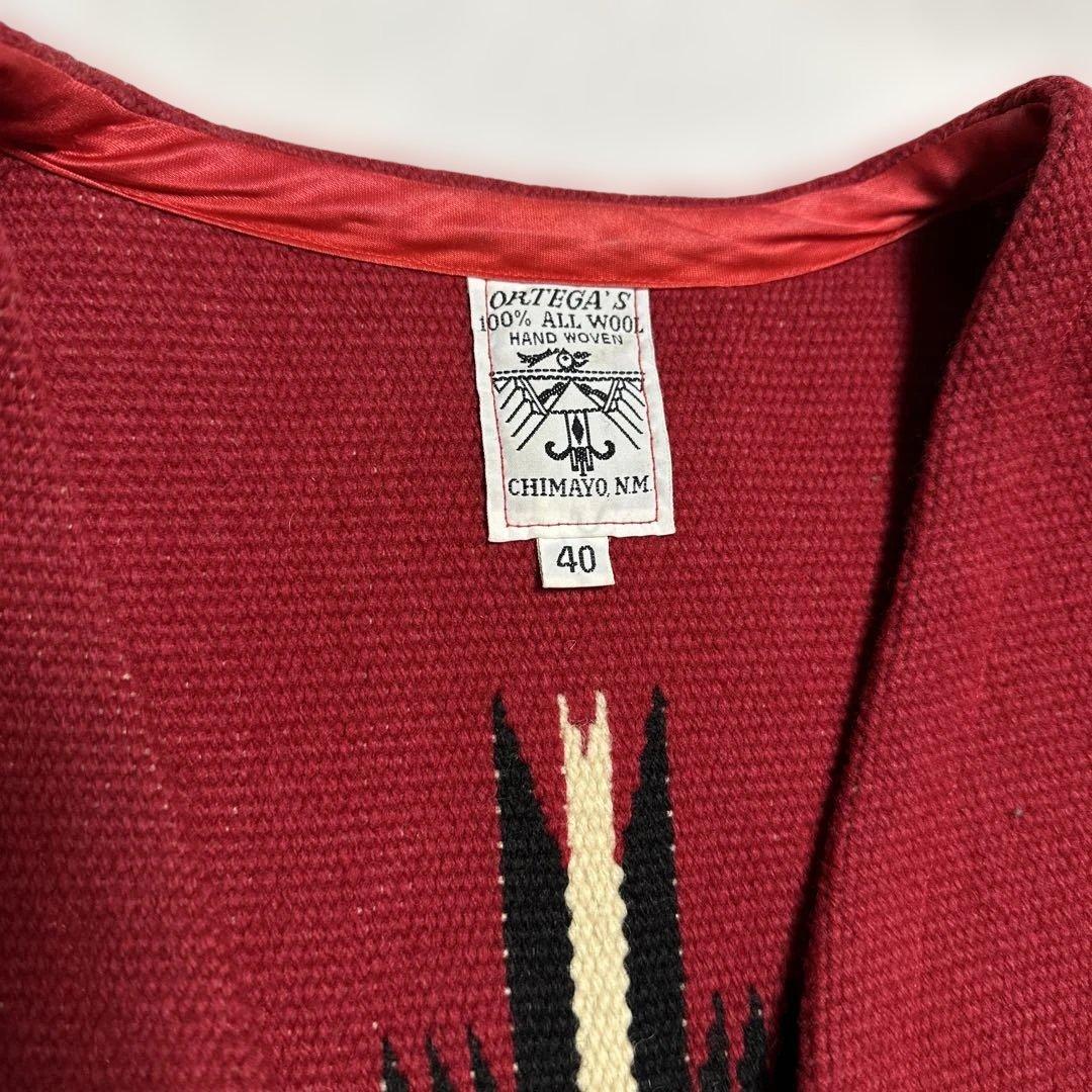 レッド　ORTEGA'S オルテガ チマヨベスト Size40