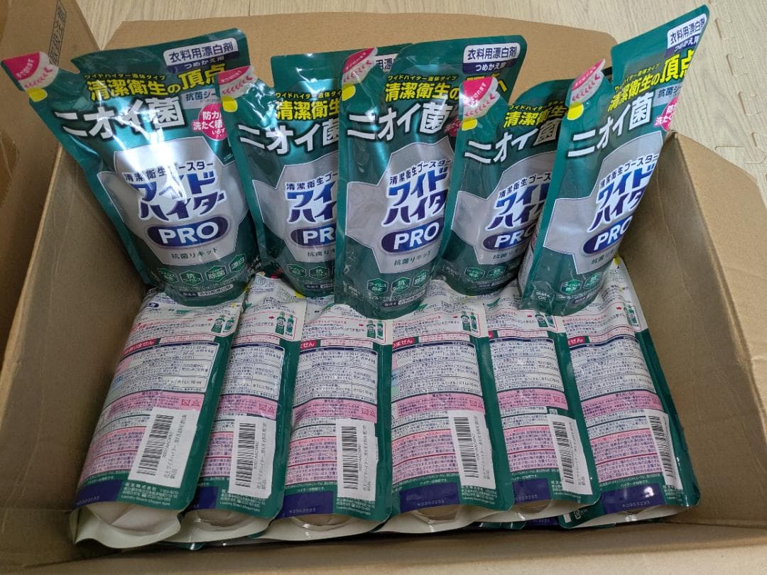 ワイドハイターPRO 抗菌リキッド つめかえ用 450ml 　20個