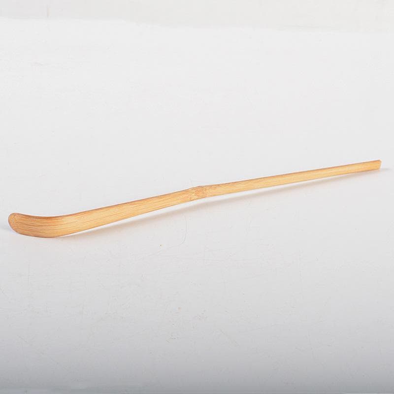 茶道具 宗春作 茶杓 銘「吉祥」 紫野 細合喝堂書付 共筒共箱 C 6248