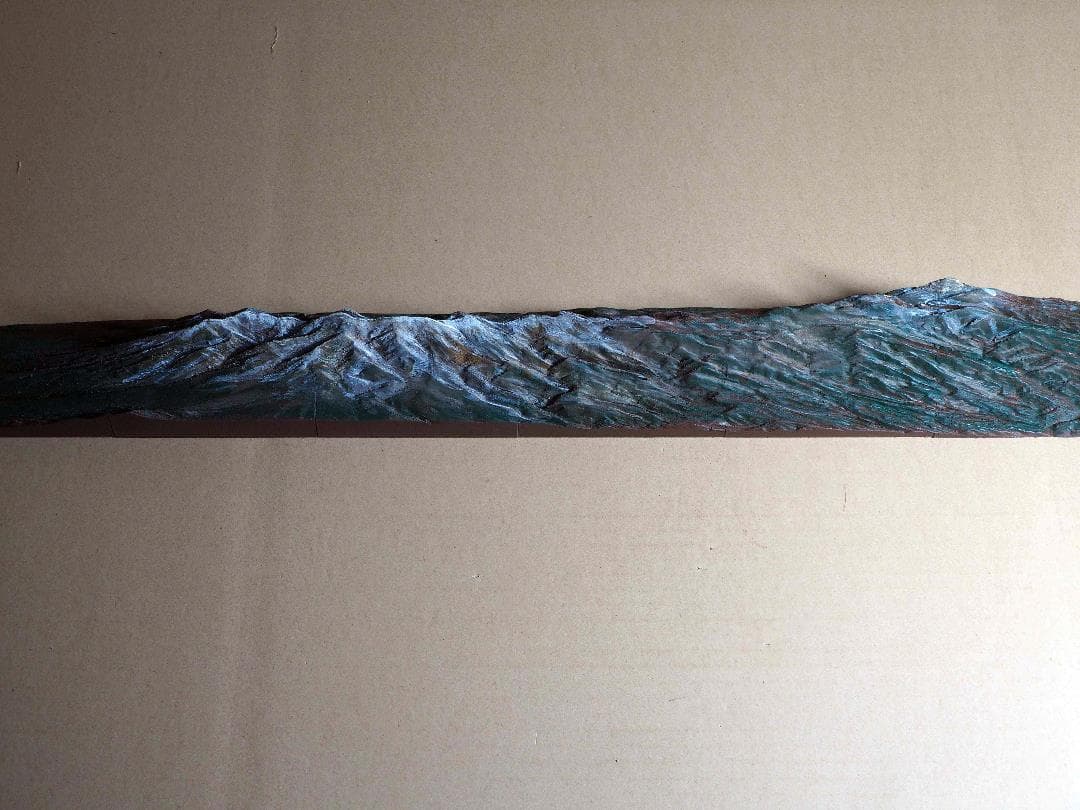 鉄道ジオラマ背景用山岳模型　　小海線　八ヶ岳連峰　鉄道レイアウトの背景に最適