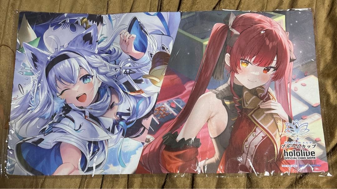 限定品!!】白上フブキ 宝鐘マリン プレイマット ブルームカップ ホロライブ