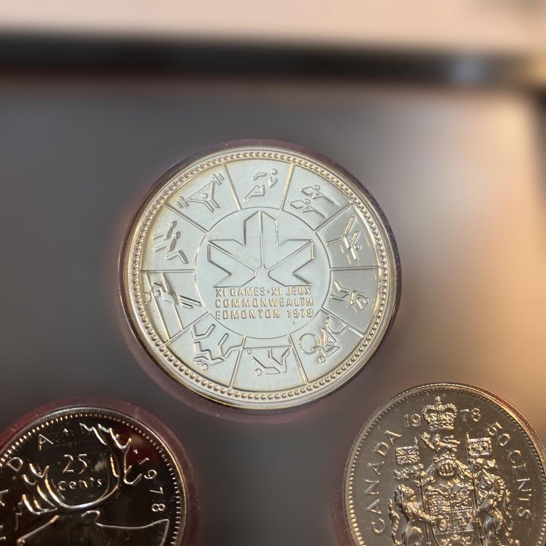 カナダ プルーフセット 記念硬貨 古銭 カナダドル 1978 コイン 銀貨