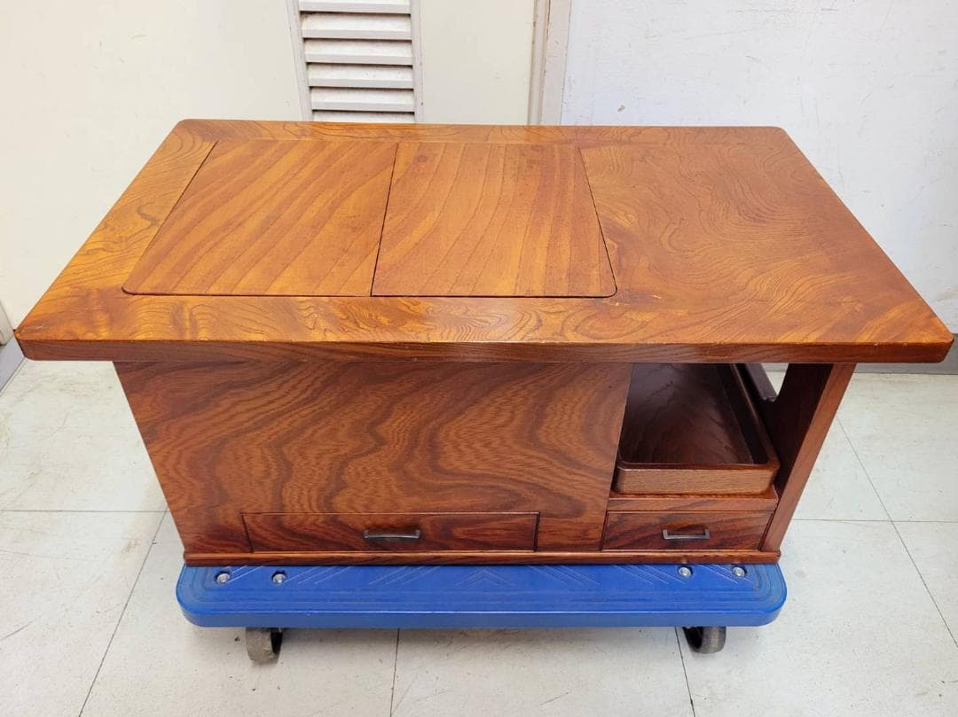 囲炉裏 テーブル けやき/欅 長火鉢 和家具 囲炉裏 座敷机 座卓 /SL2