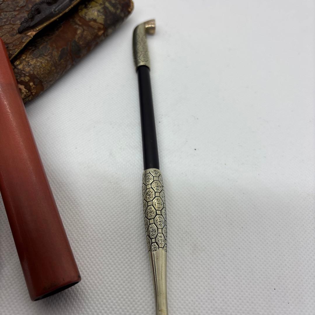 煙管　煙管筒　煙草袋　アンティーク