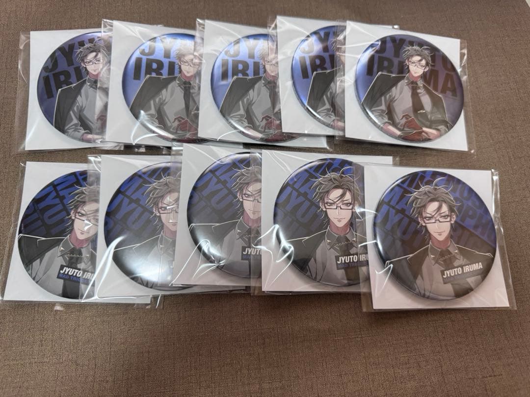 ヒプマイ ヒプノシスマイク ファンミ 缶バッジ 入間銃兎 アップ 引き 各5