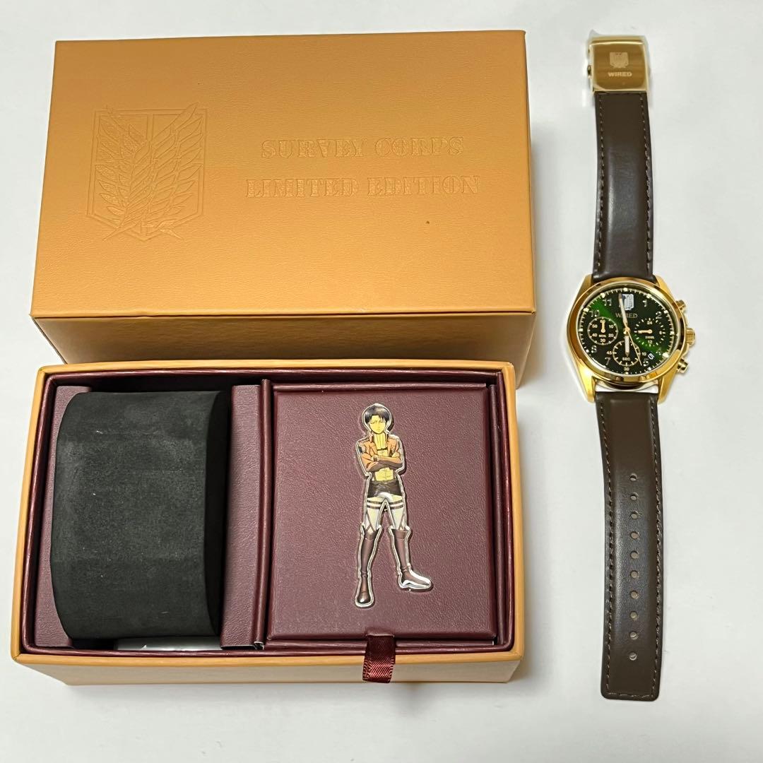 WIRED 進撃の巨人リヴァイ腕時計