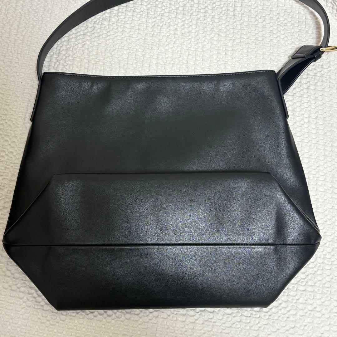 サロンアダムエロペ　スプリットレザーバケットバッグ 【A4対応】