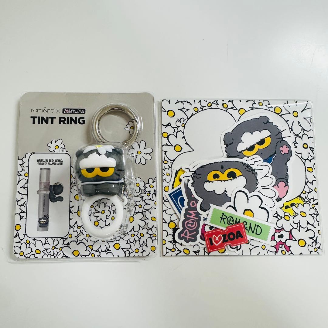 Rom&nd ZO&FRIENDS ZOA ジヨン ポーチ キーリング3点セット - メルカリ